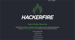 Desktop Screenshot of hackerfire.com